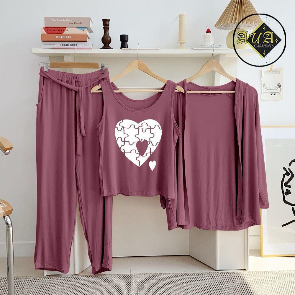 3-Piece Night Suit