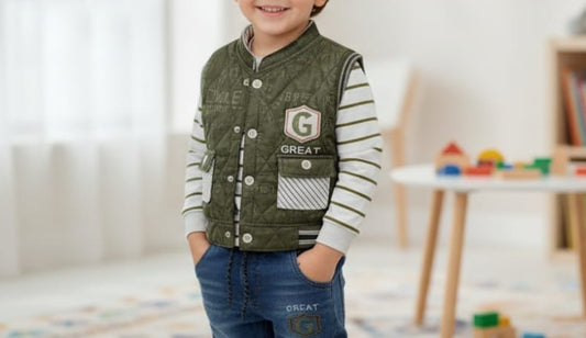 3-Piece Parachute Jacket Suit