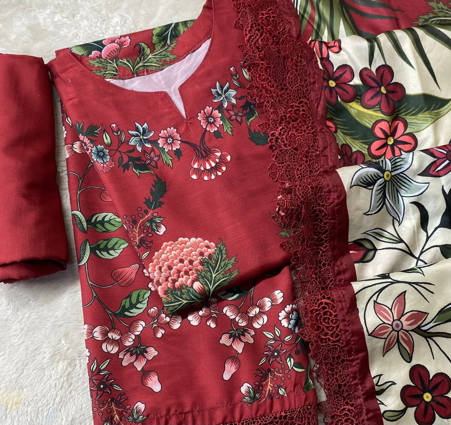 3-Piece Printed Suit