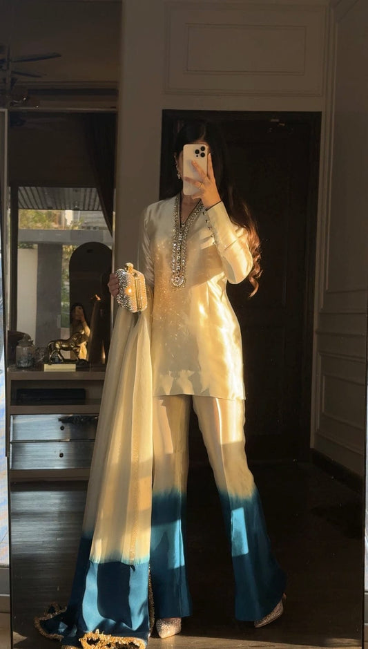 Silk Tie-Dye 3 Piece Dress