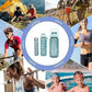 3-Piece Transparent Water Bottle