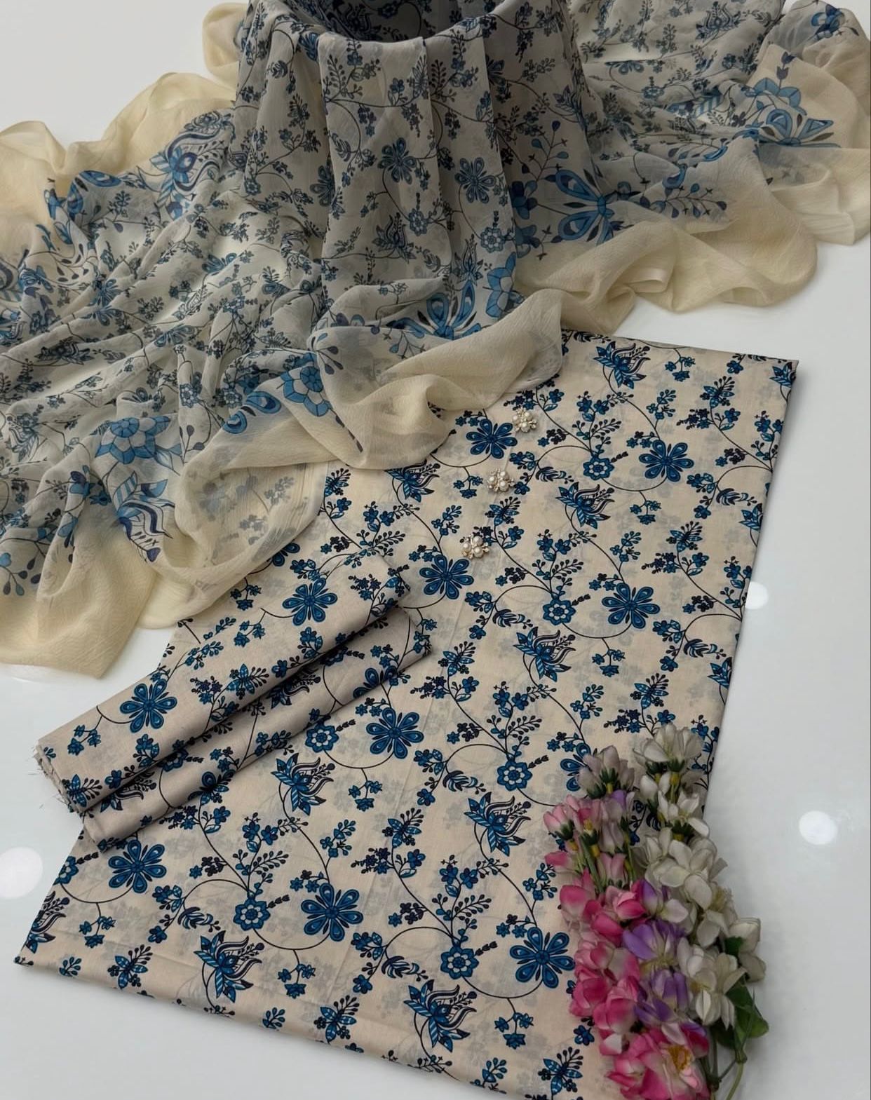 3-Piece Unstitched Suit