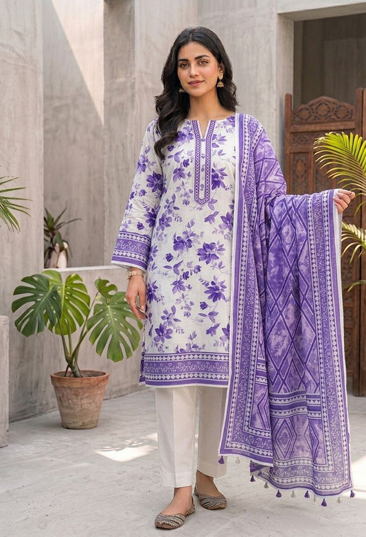 3-Piece Unstitched Suit