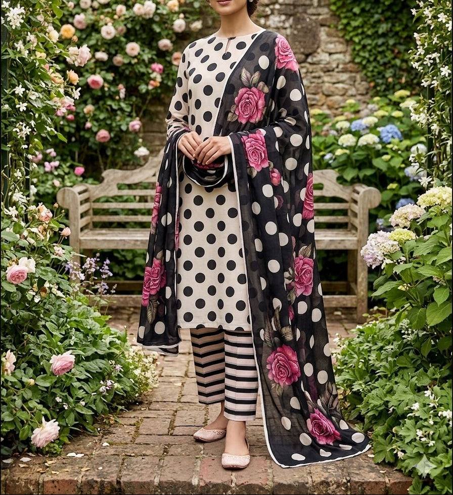 3-Piece Unstitched Suit