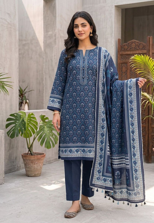 3-Piece Unstitched Suit