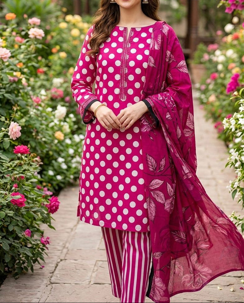 3-Piece Unstitched Suit