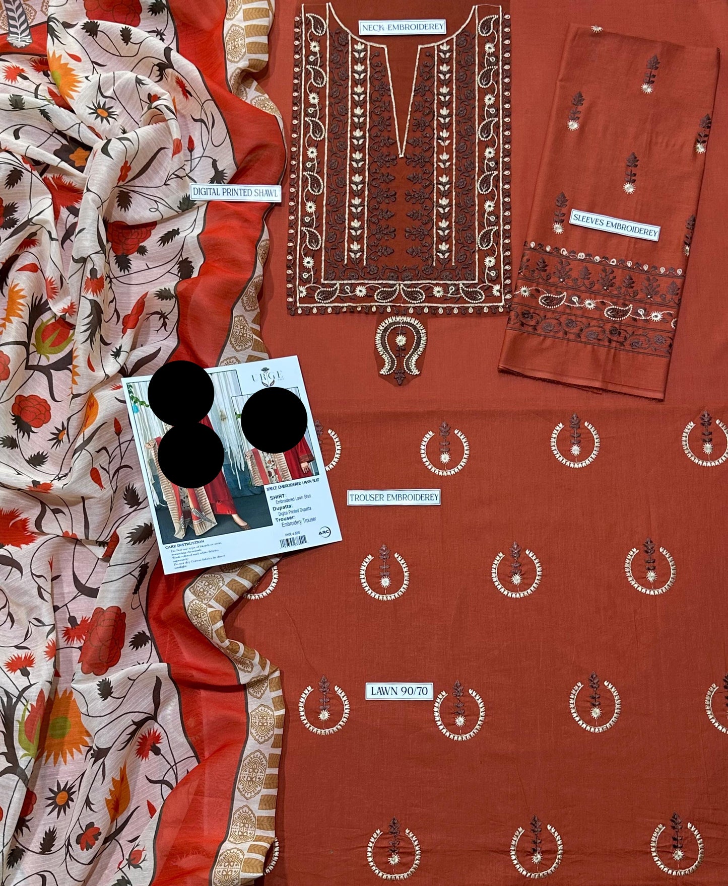 3-Piece Unstitched Suit