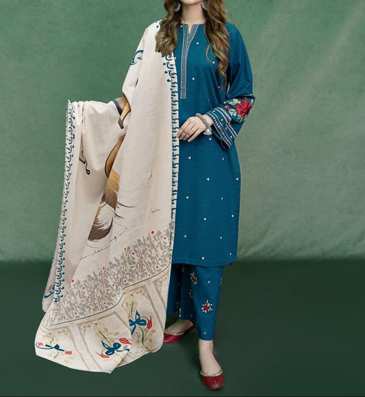 3-Piece Unstitched Suit