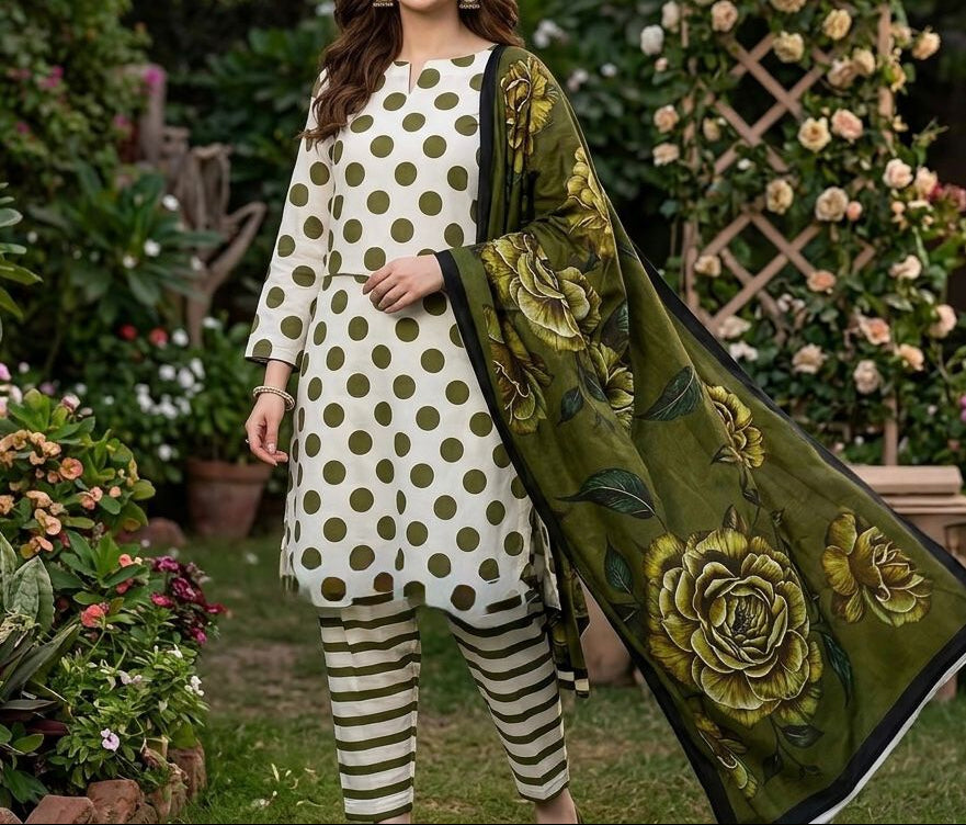 3-Piece Unstitched Suit