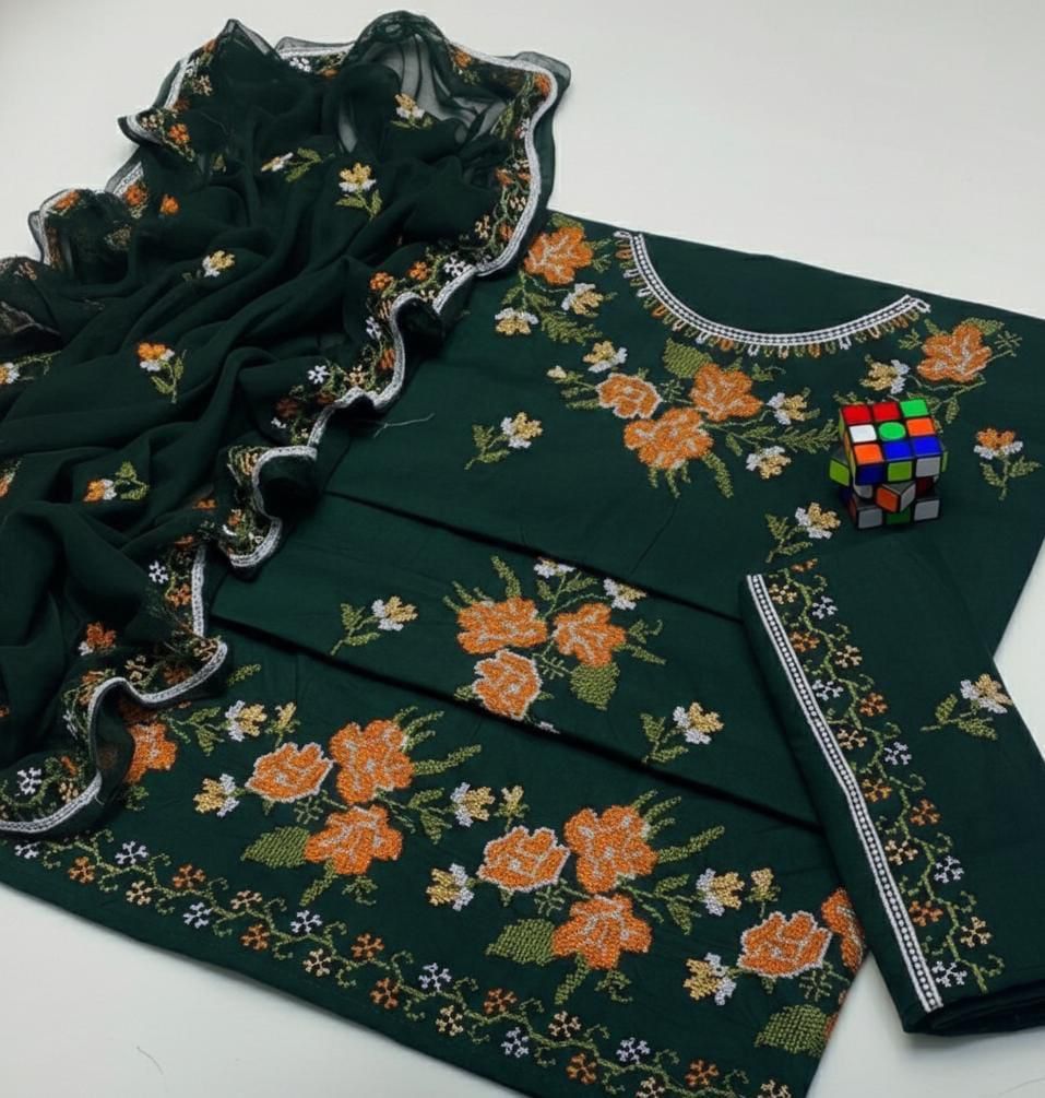 3-Piece Unstitched Suit