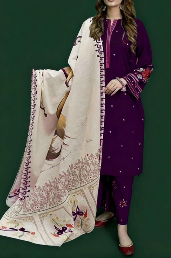 3-Piece Unstitched Suit