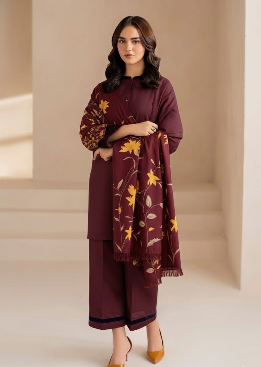 3-Piece Unstitched Suit