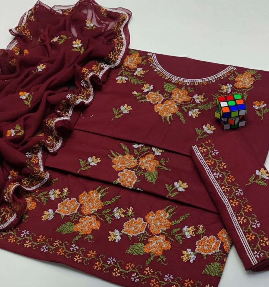 3-Piece Unstitched Suit