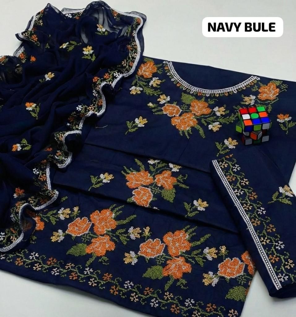 3-Piece Unstitched Suit