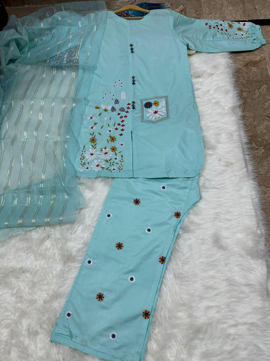 3-Piece cotton Suit