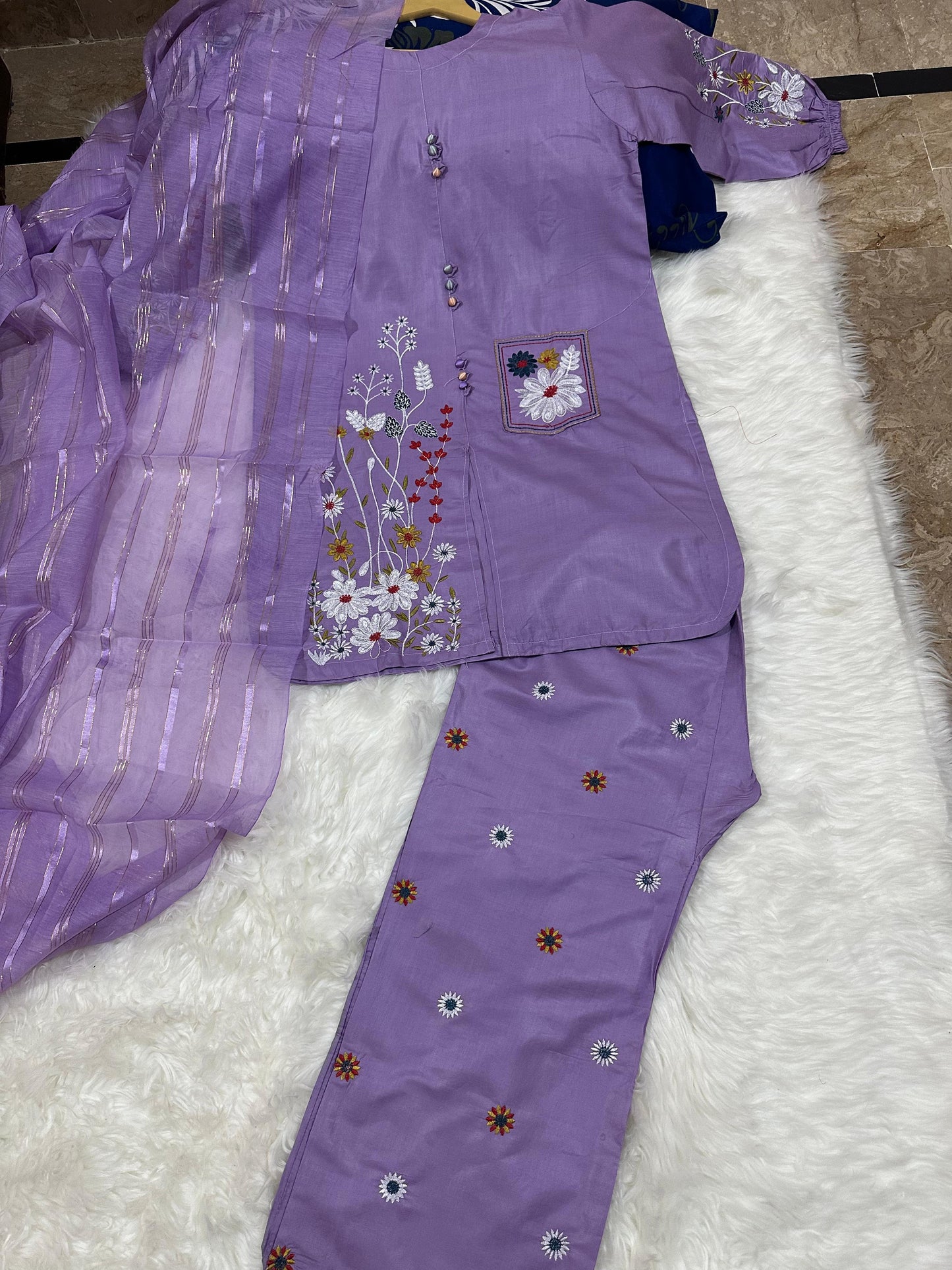 3-Piece cotton Suit
