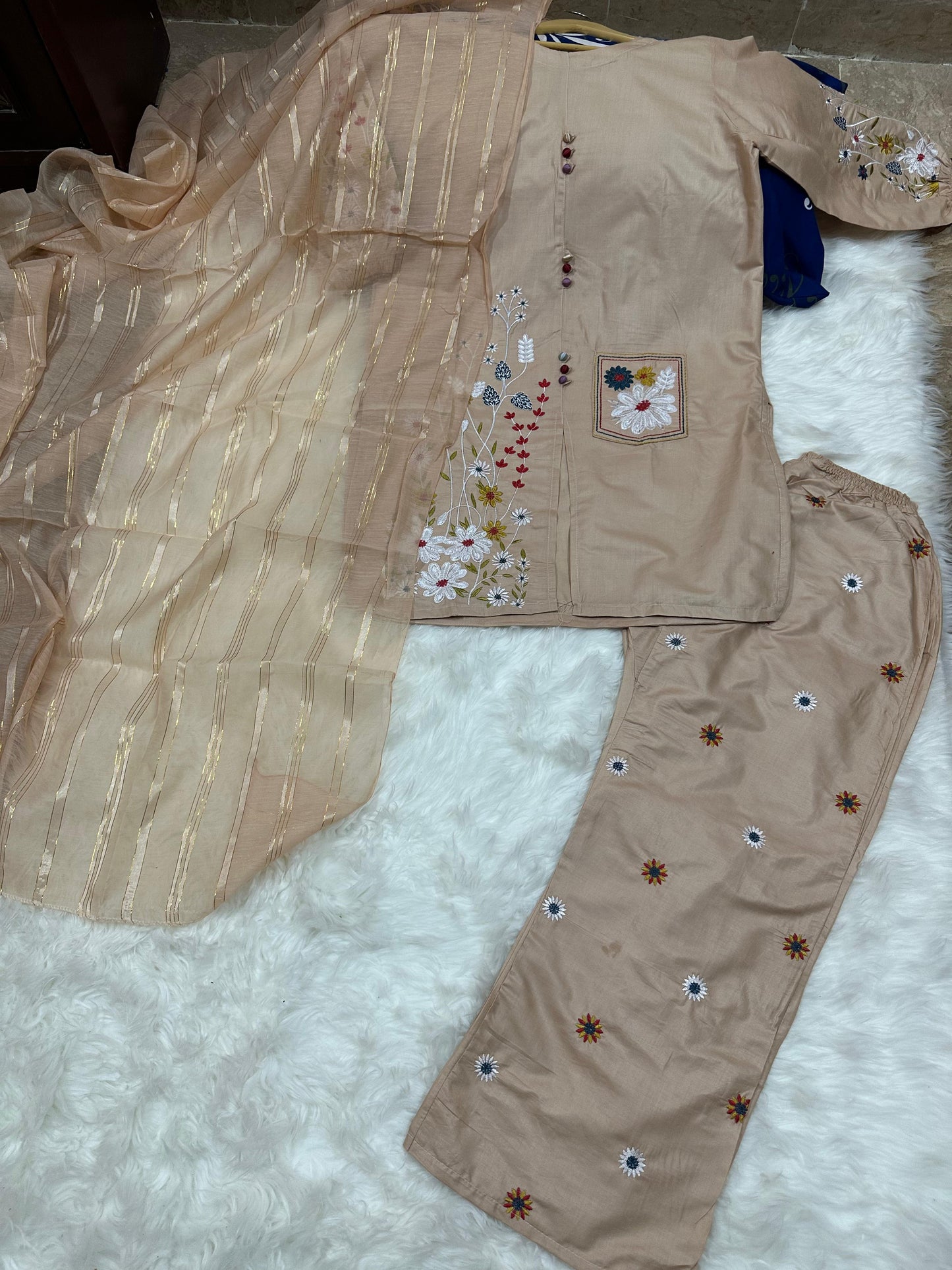 3-Piece cotton Suit