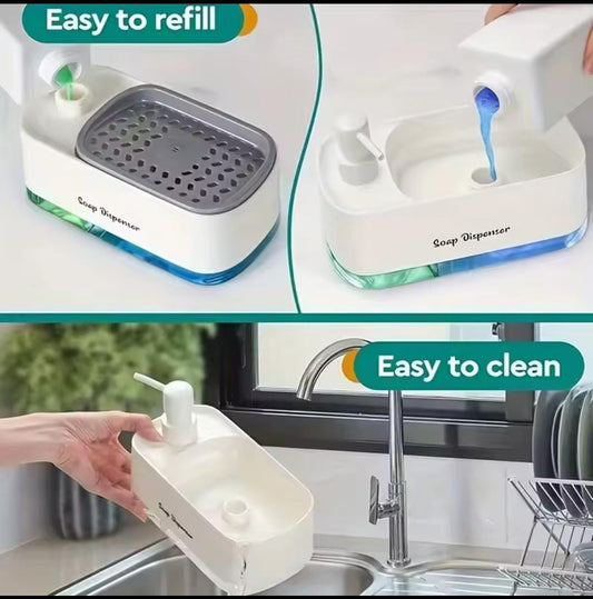 3-in-1 Kitchen Soap Dispenser