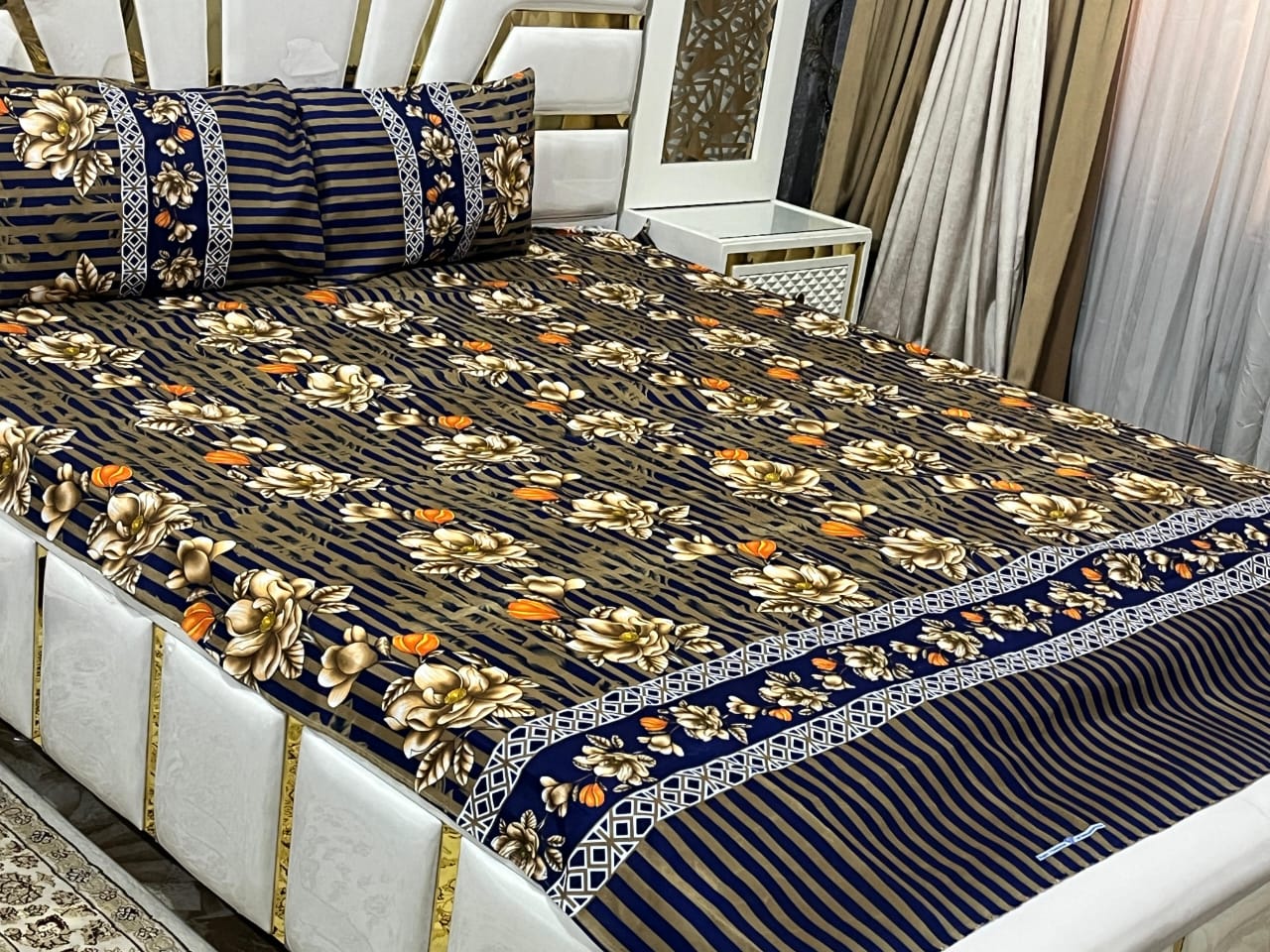 3D Cotton Bedsheet