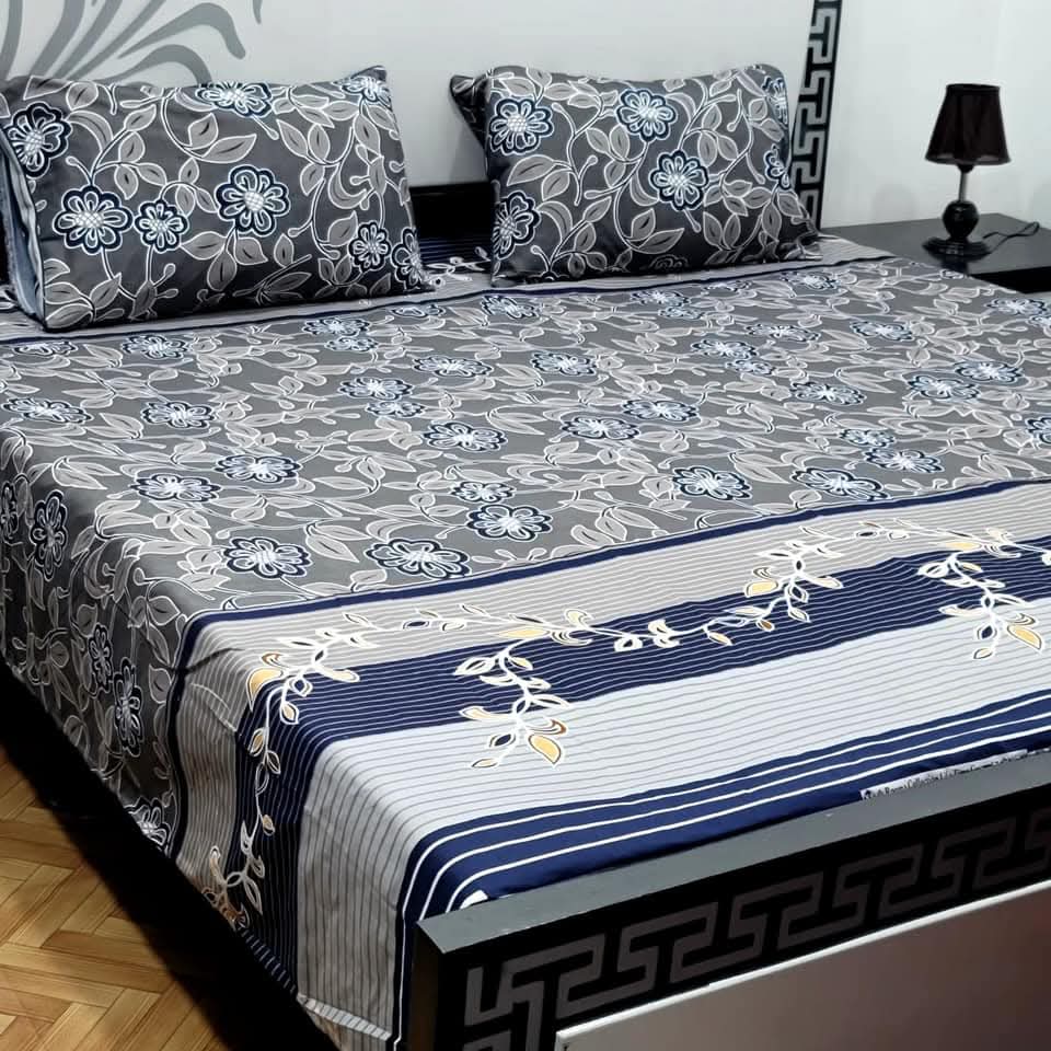 3D Cotton Bedsheet