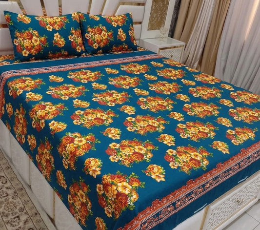 3D Cotton Bedsheet