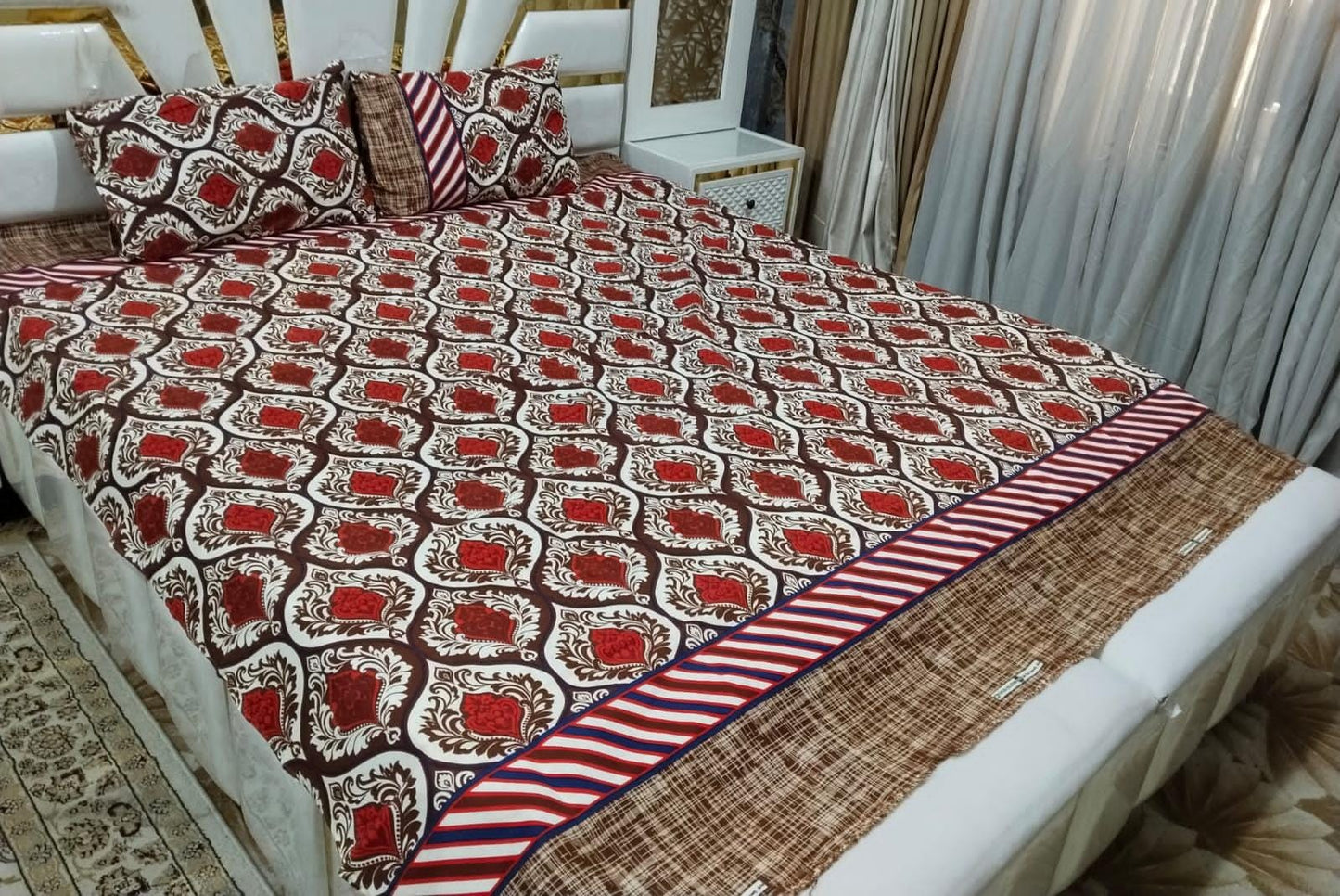 3D Cotton Bedsheet