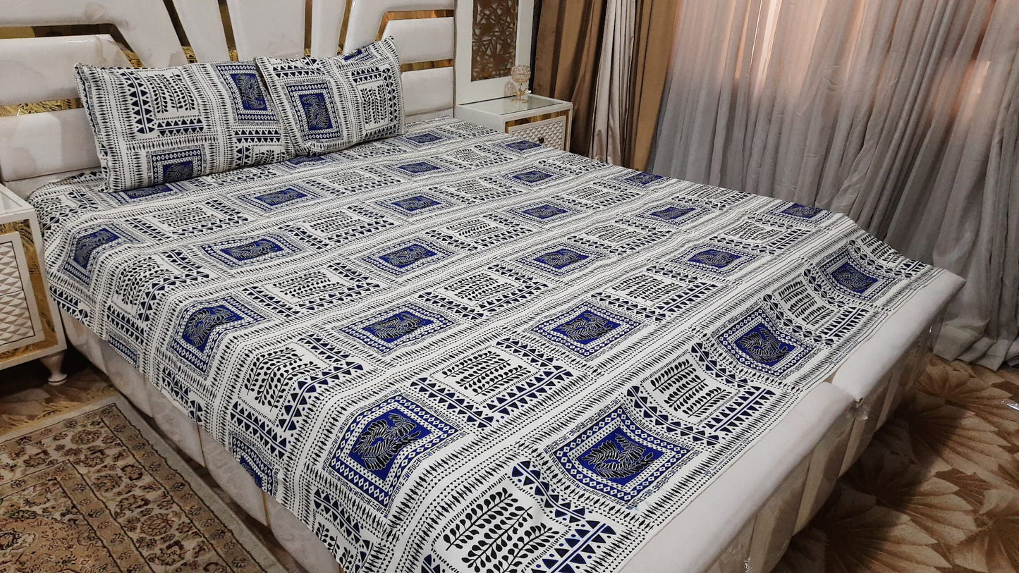3D Cotton Bedsheet