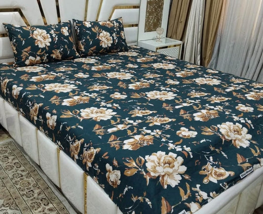 3D Cotton Bedsheet