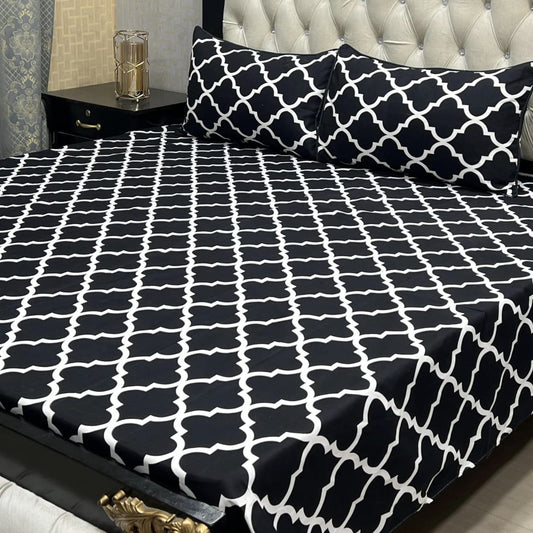 3D Cotton Bedsheet