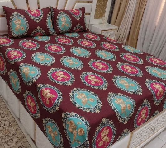 3D Cotton Bedsheet