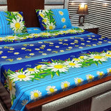 3D Cotton Satin Bedsheet