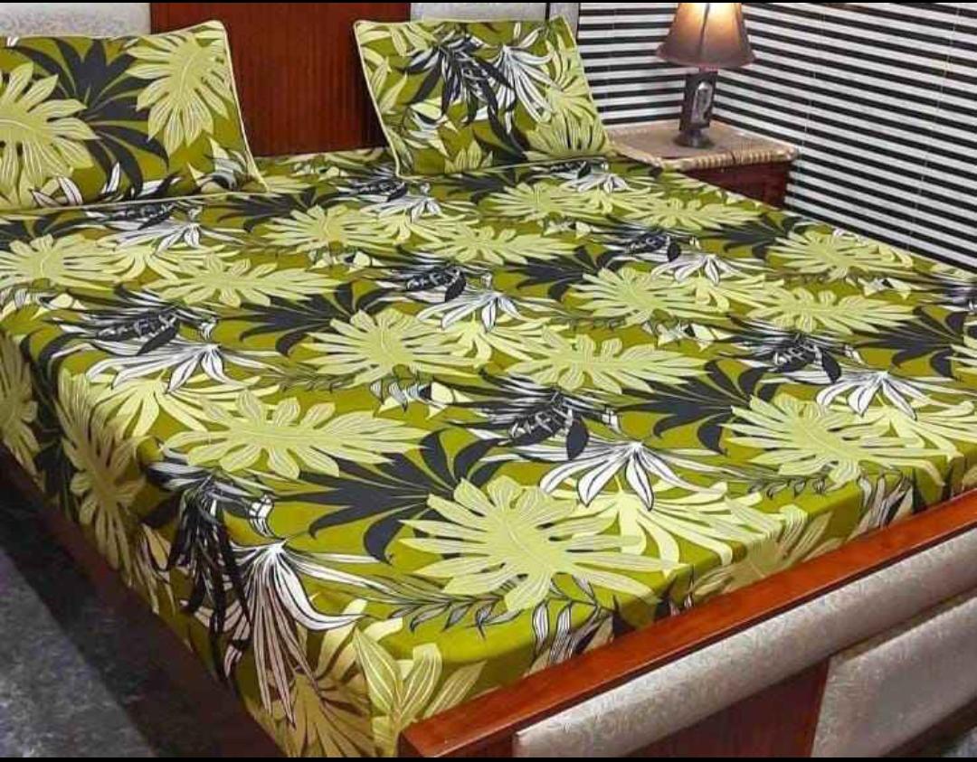3D Cotton Satin Bedsheet