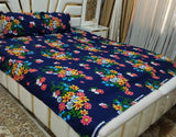3D Cotton Satin Bedsheet
