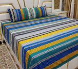 3D Cotton Satin Bedsheet