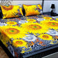 3D Cotton Satin Bedsheet