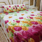 3D Cotton Satin Bedsheet