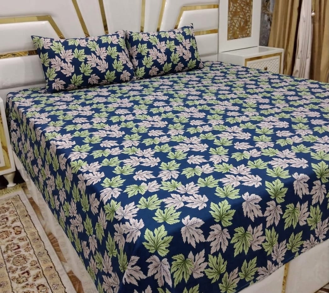 3D Cotton Satin Bedsheet