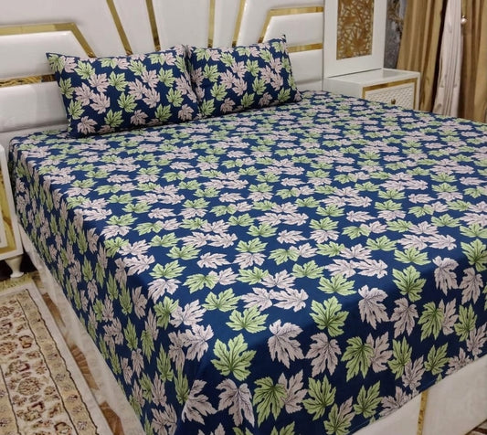 3D Cotton Satin Bedsheet