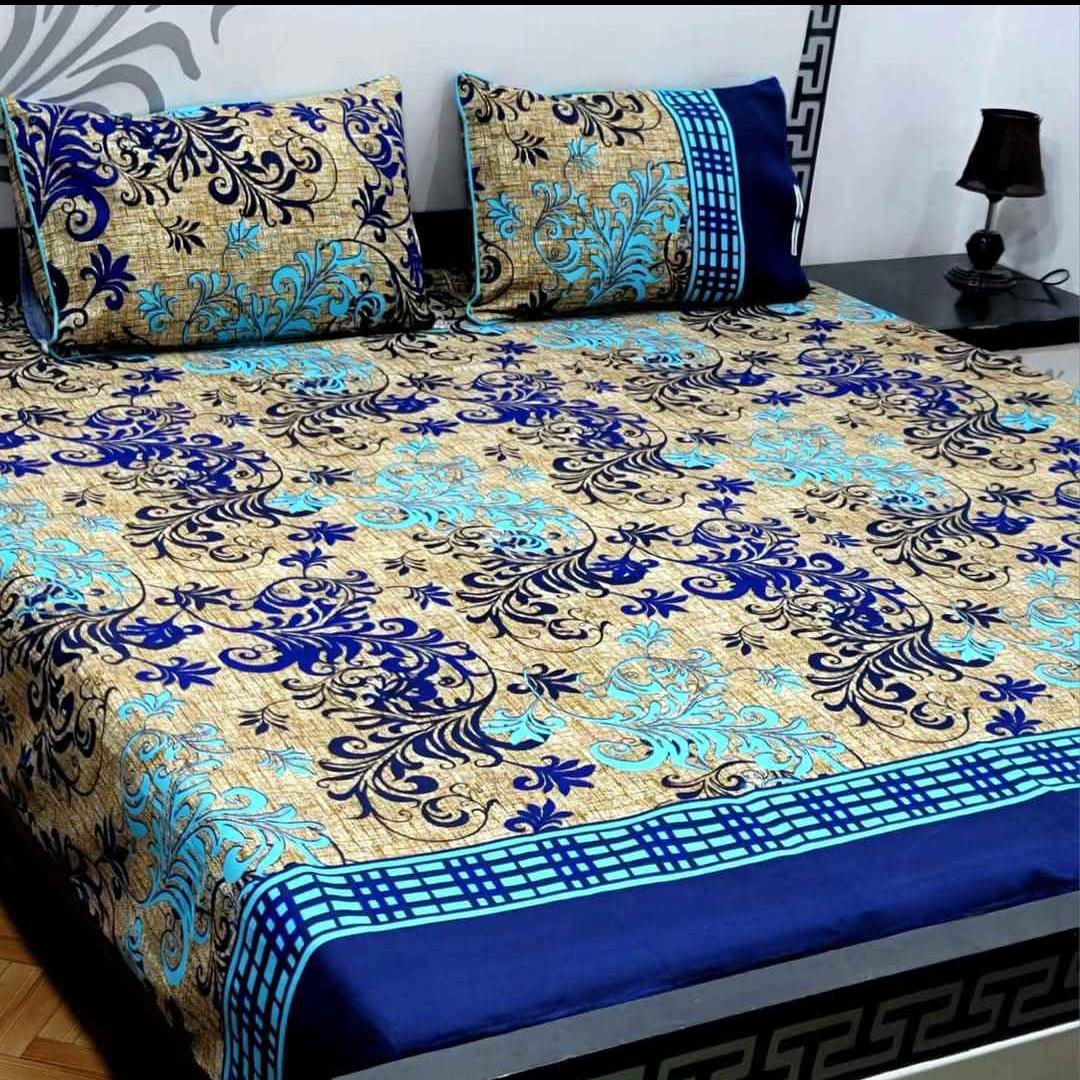 3D Cotton Satin Bedsheet