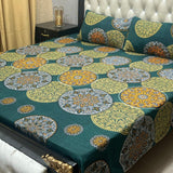 3D Cotton Satin Bedsheet