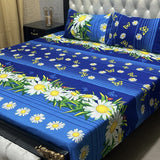 3D Cotton Satin Bedsheet
