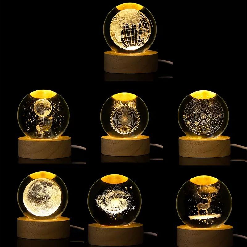 3D Crystal Ball Lamp