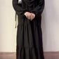 3 Frill Platted Abaya