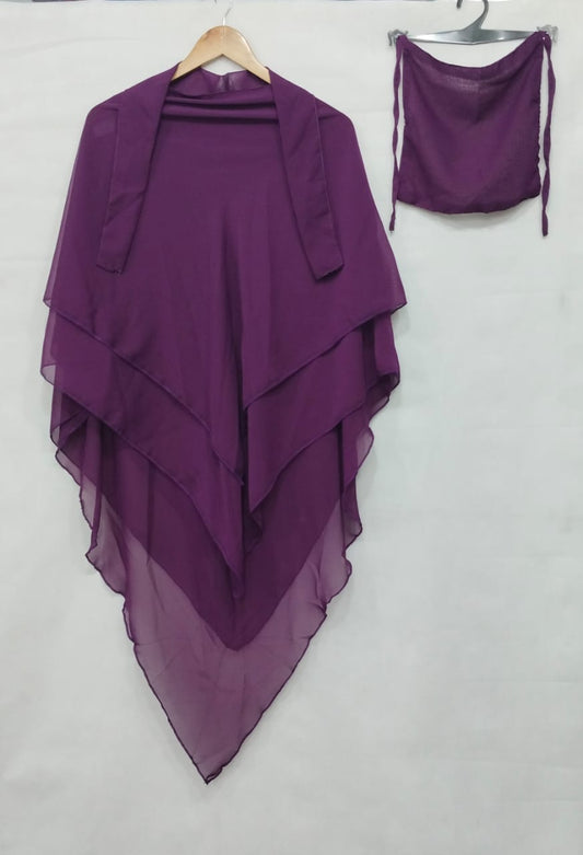 3 Layer Hijab Set