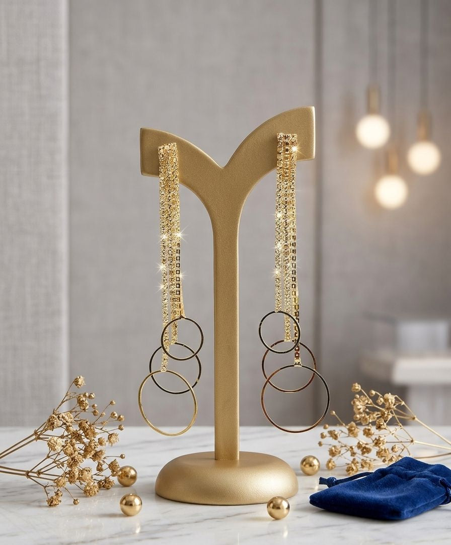 3 Layer Long Earing
