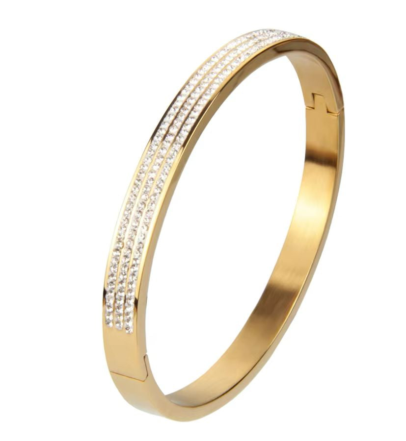 3 Lines Zircon Handcuff