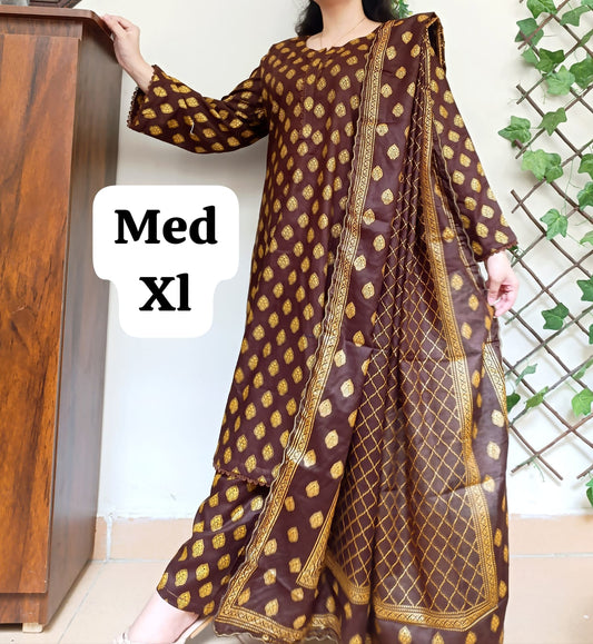 3Pc Lawn Suit