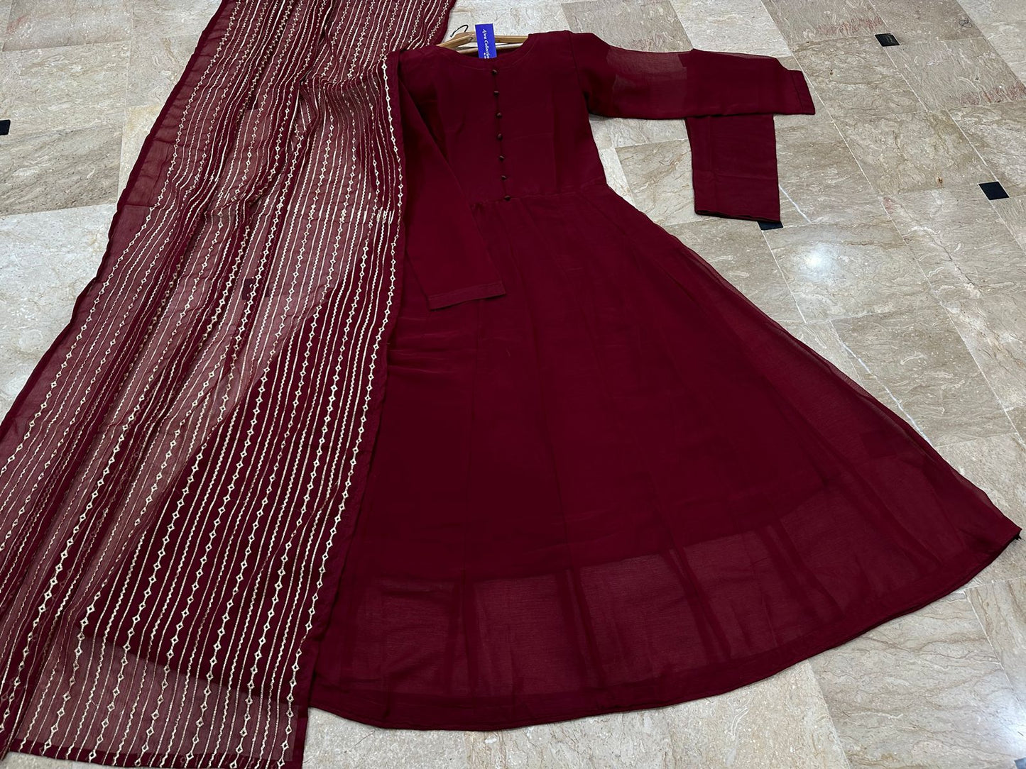 3Pc Long Flare Maxi