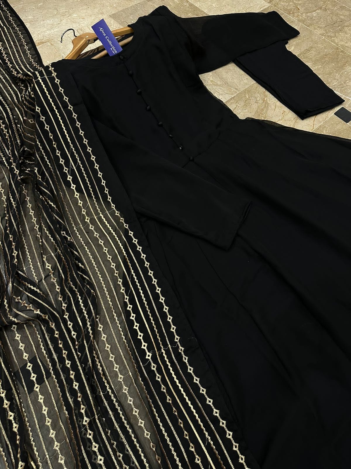 3Pc Long Flare Maxi