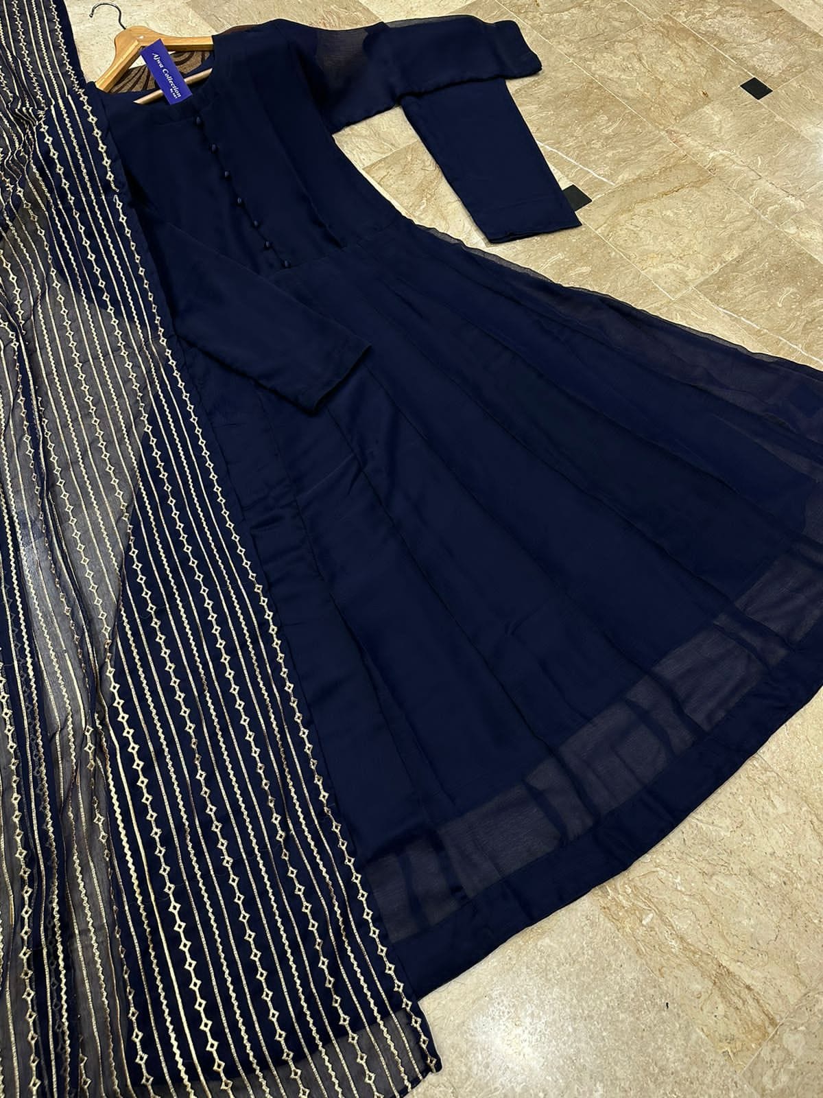 3Pc Long Flare Maxi